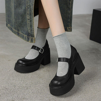 Kiana | Retro Mary Jane Heels