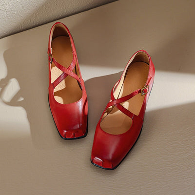 Colleen | Artistic Cross-Strap Flats