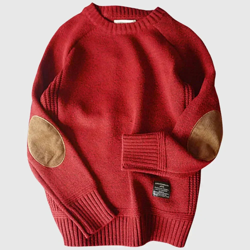 Clayton  | Elbow Patch Sweater
