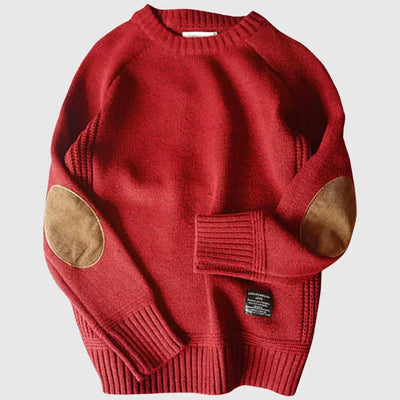 Clayton  | Elbow Patch Sweater