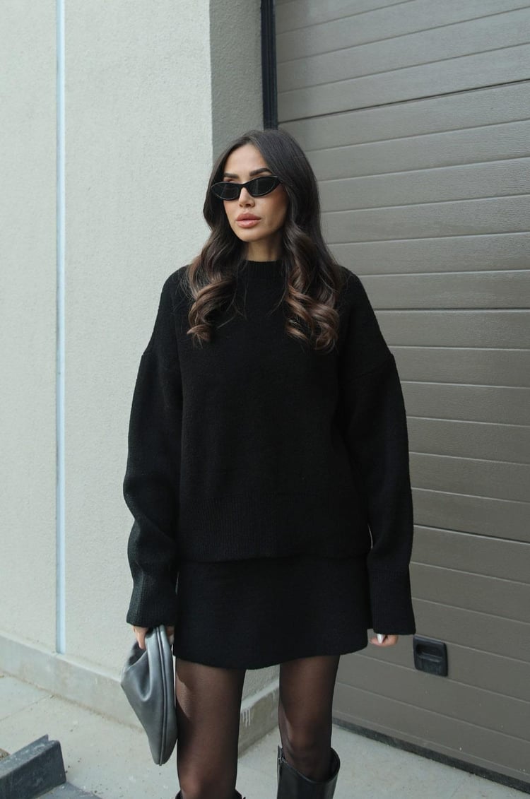 Iris | Knit Sweater & Skirt Set