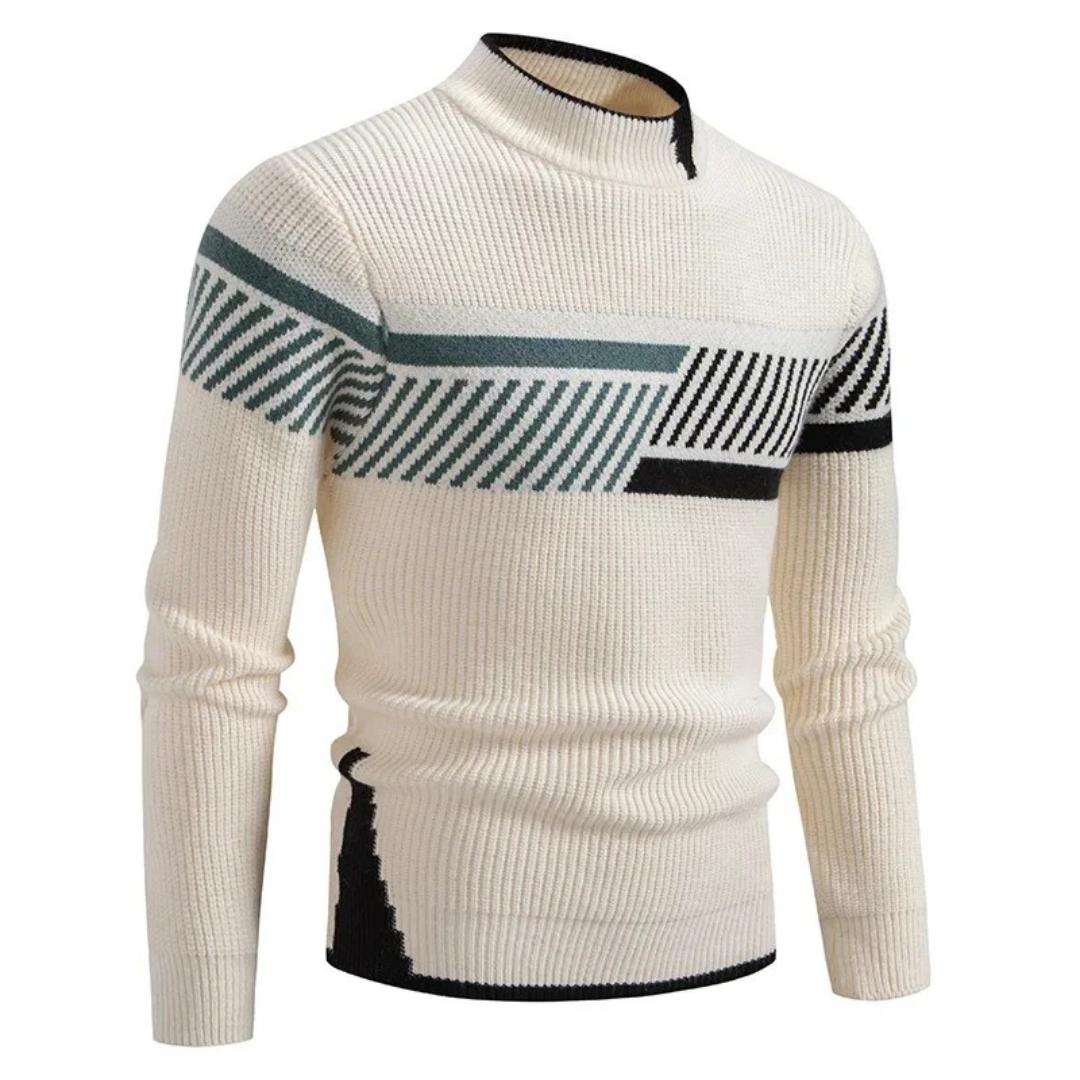 Jacob | Geometric Knit Sweater