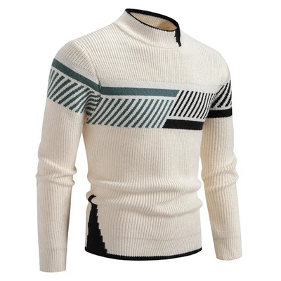 Jacob | Geometric Knit Sweater