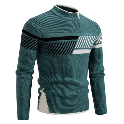 Jacob | Geometric Knit Sweater