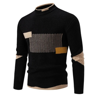 Jacob | Geometric Knit Sweater