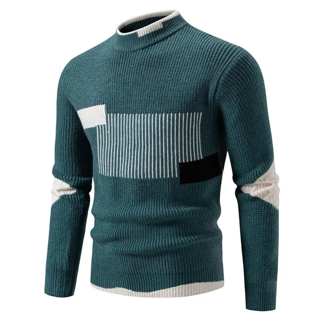 Jacob | Geometric Knit Sweater