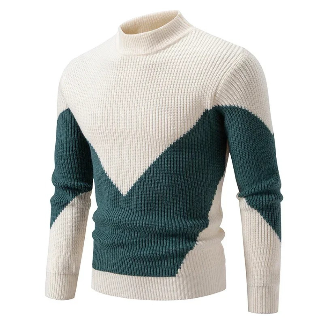 Jacob | Geometric Knit Sweater