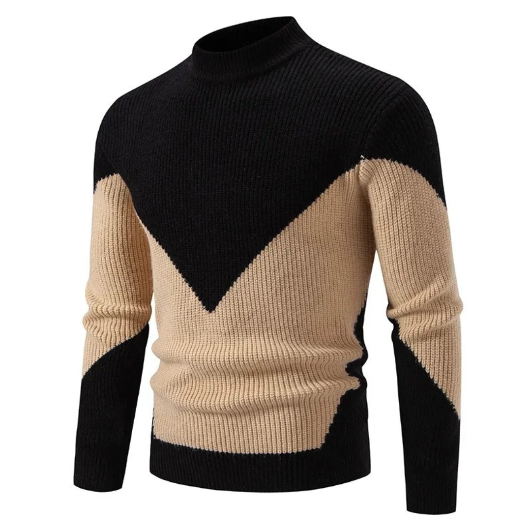 Jacob | Geometric Knit Sweater