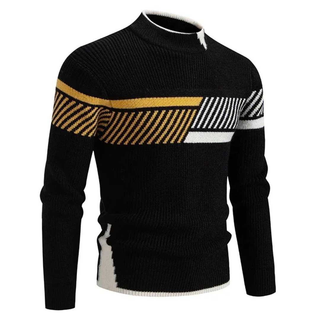 Jacob | Geometric Knit Sweater