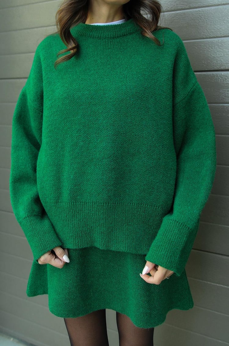 Iris | Knit Sweater & Skirt Set