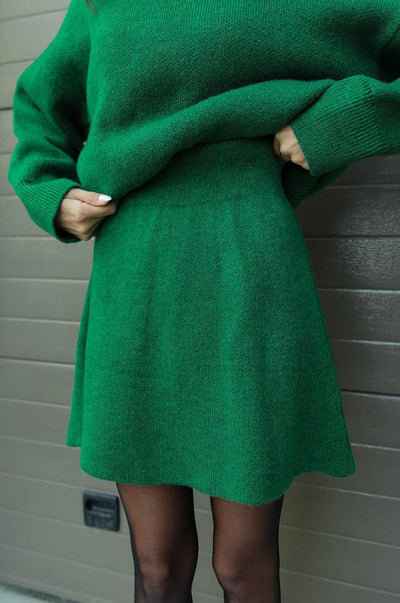 Iris | Knit Sweater & Skirt Set