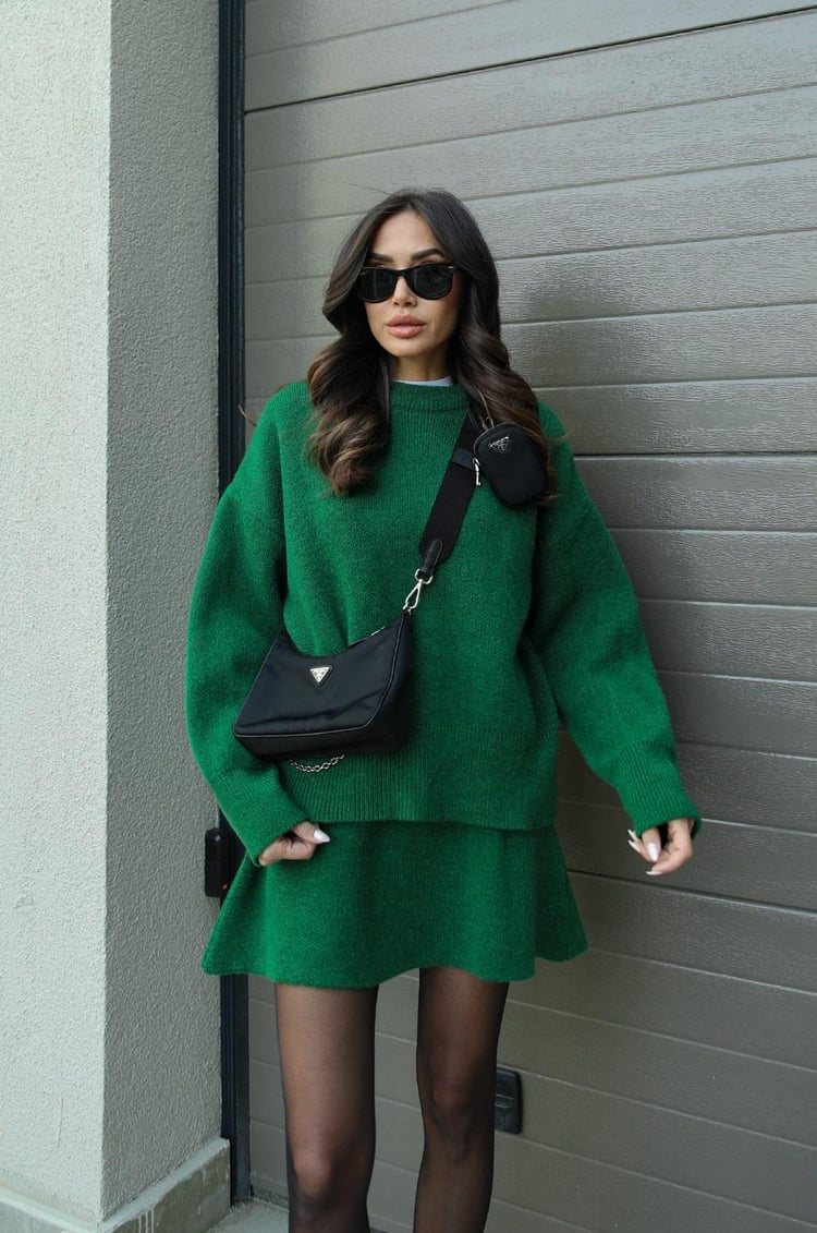 Iris | Knit Sweater & Skirt Set